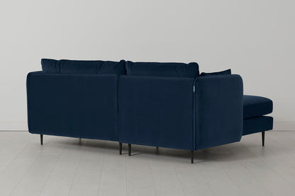 Model 19 Three-Seater Left Chaise Sofa, Indigo — Left Chaise Sofa 03