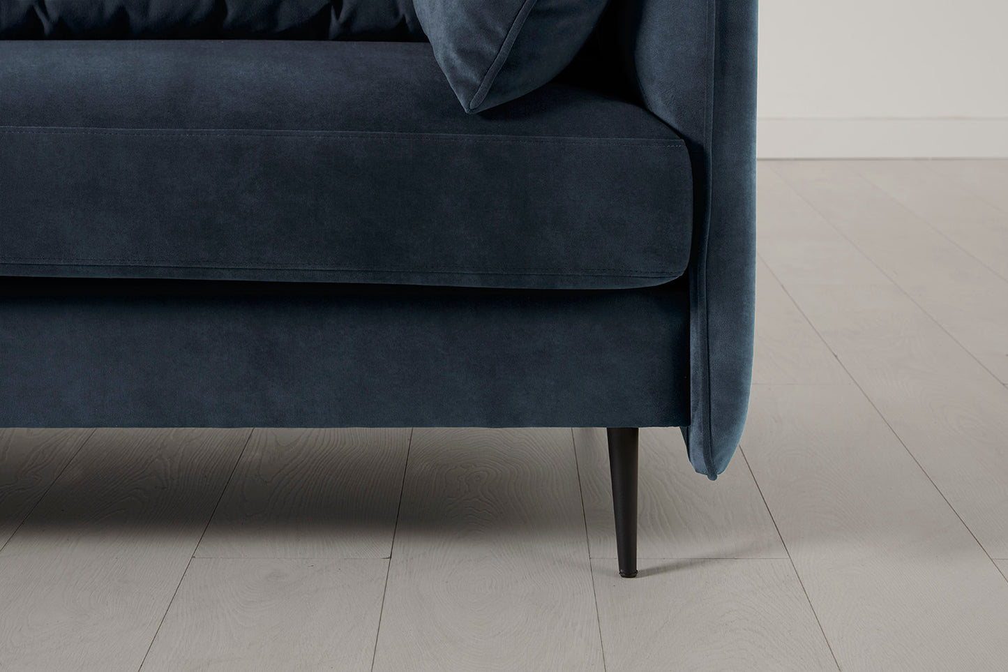 Model 19 3 Seater Sofa with Ottoman, Ocean