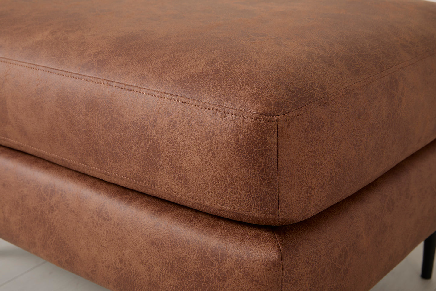 Model 19 Ottoman, Chestnut