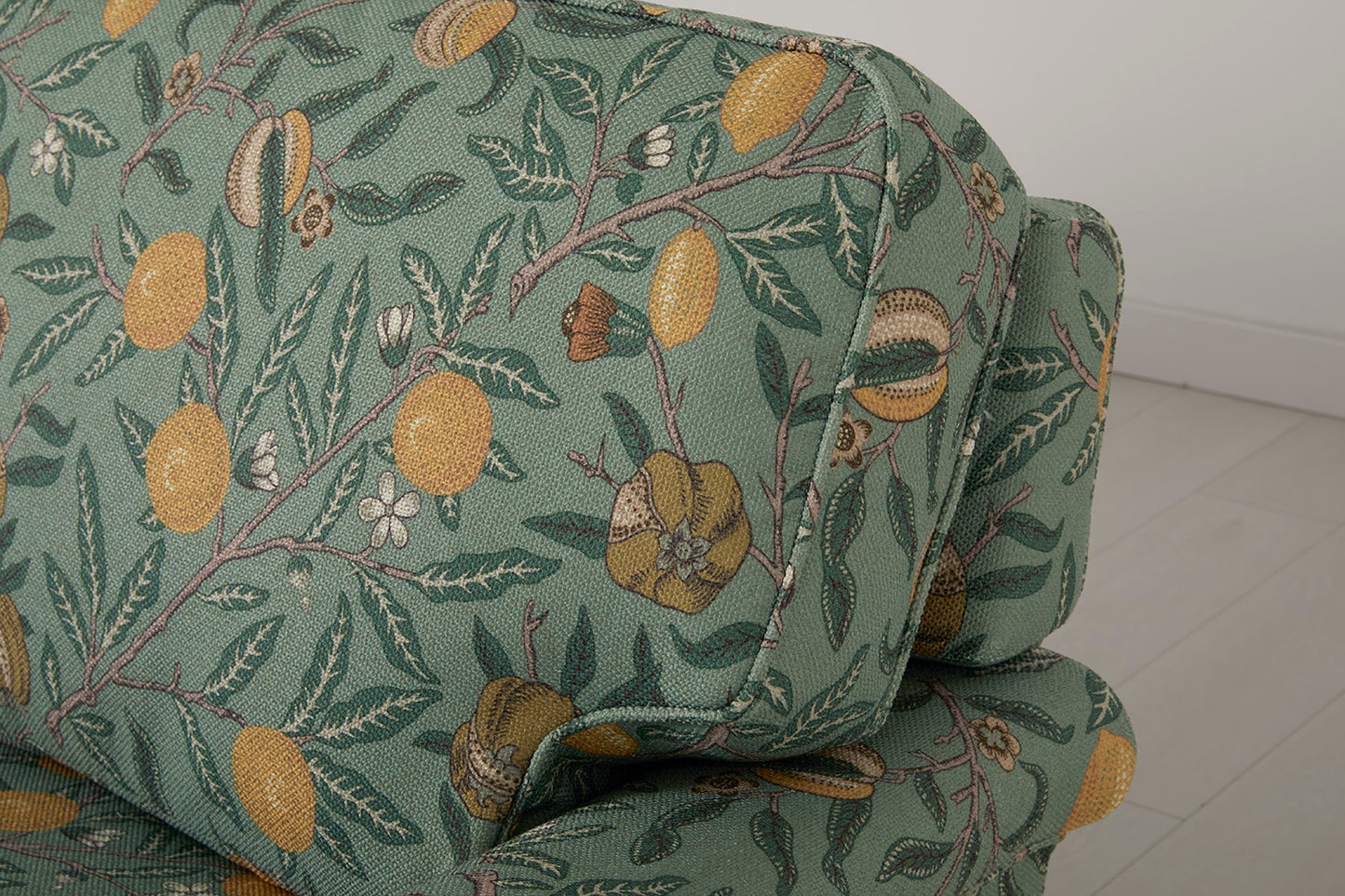 Model 15 2 Seater Sofa with Ottoman, Fruit