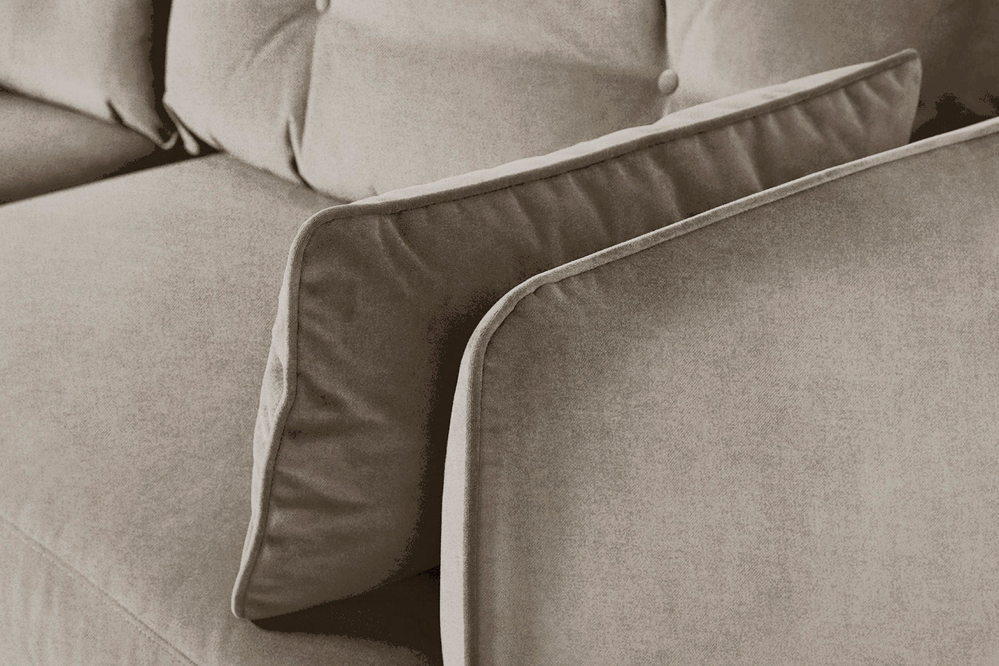 Model 19 3 Seater Left Chaise Sofa, Chalk