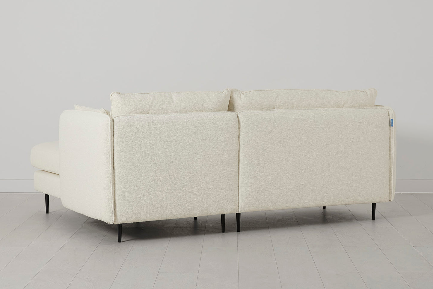 Model 19 3 Seater Right Chaise Sofa, Ivory