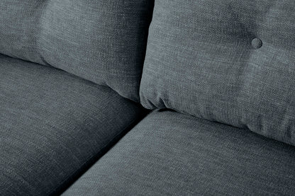 Model 19 3 Seater Sofa with Ottoman, Marine
