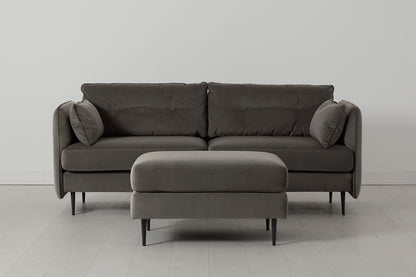 Model 19 3 Seater Sofa, Elephant — side view