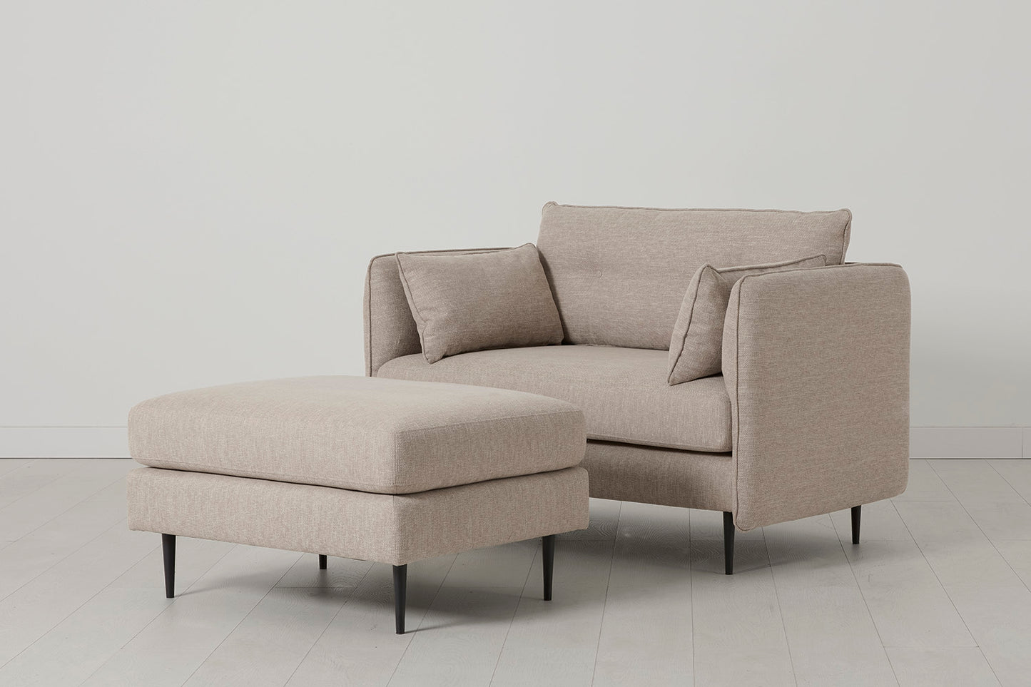 Model 19 Loveseat, Pumice