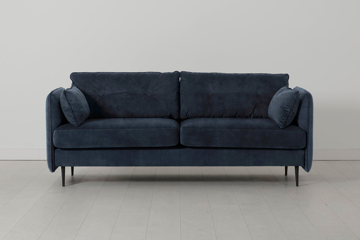 Model 19 3 Seater Sofa, Ocean — front view