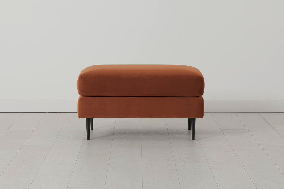 Model 19 Ottoman, Umber — Front view