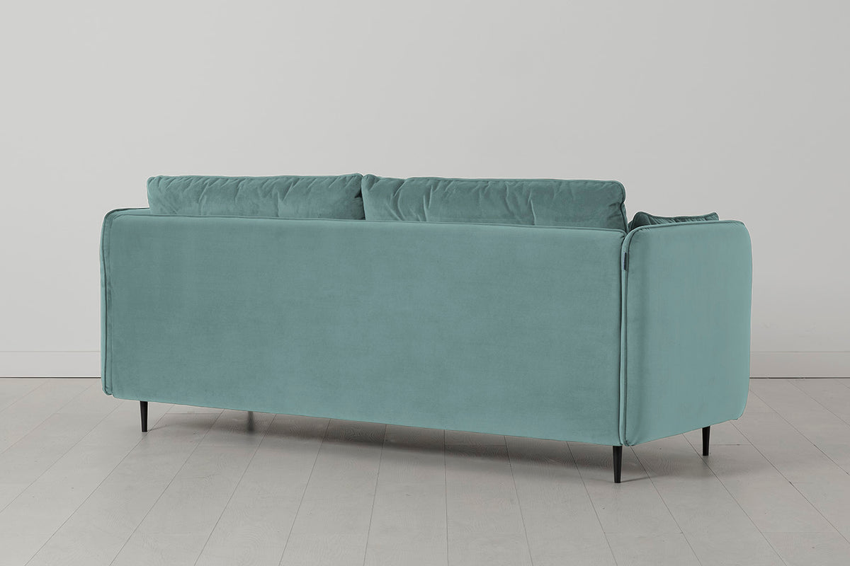 Model 19 3 Seater Sofa with Ottoman, Airforce