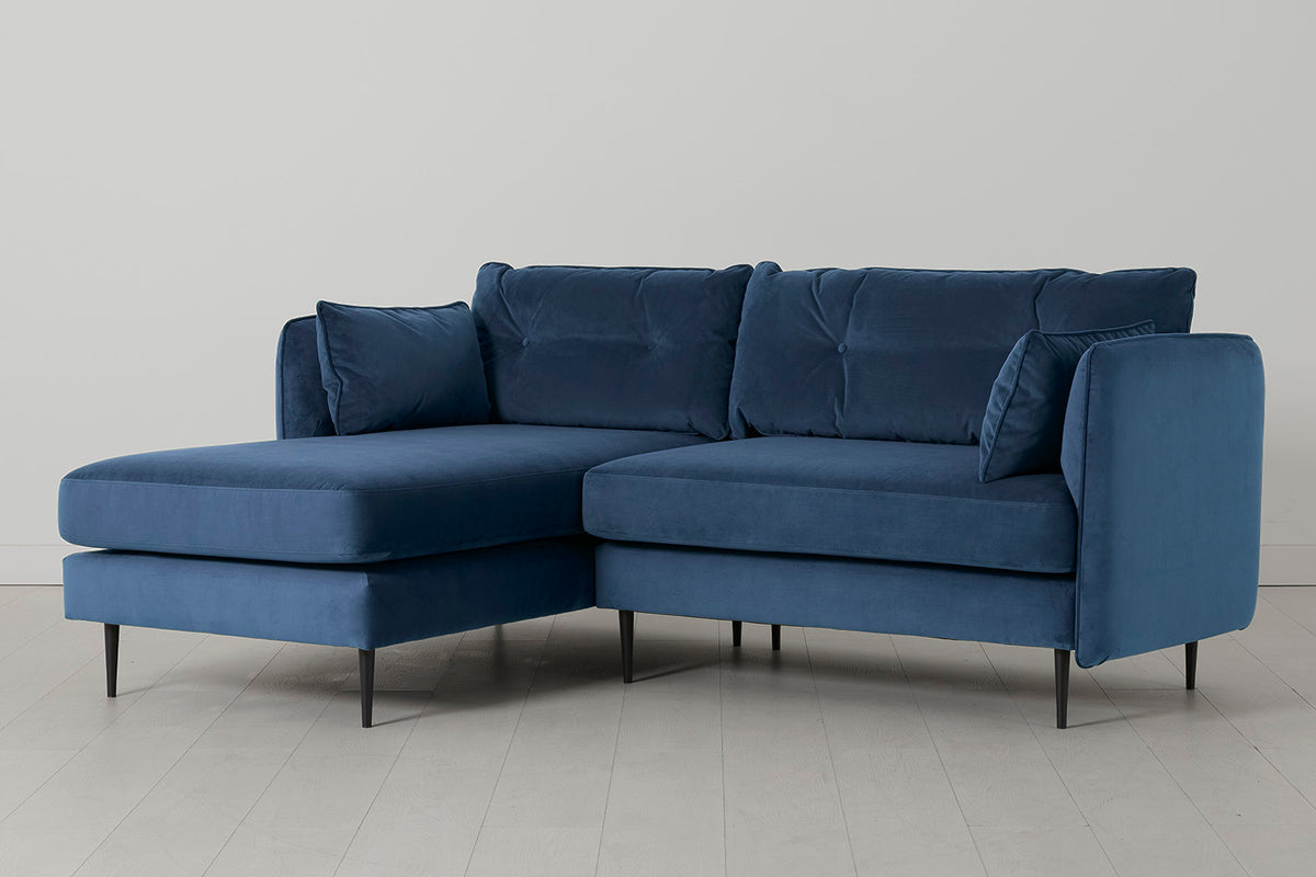 Model 19 3 Seater Left Chaise Sofa, Teal — Model 19 - Left Chaise Sofa - Teal 02