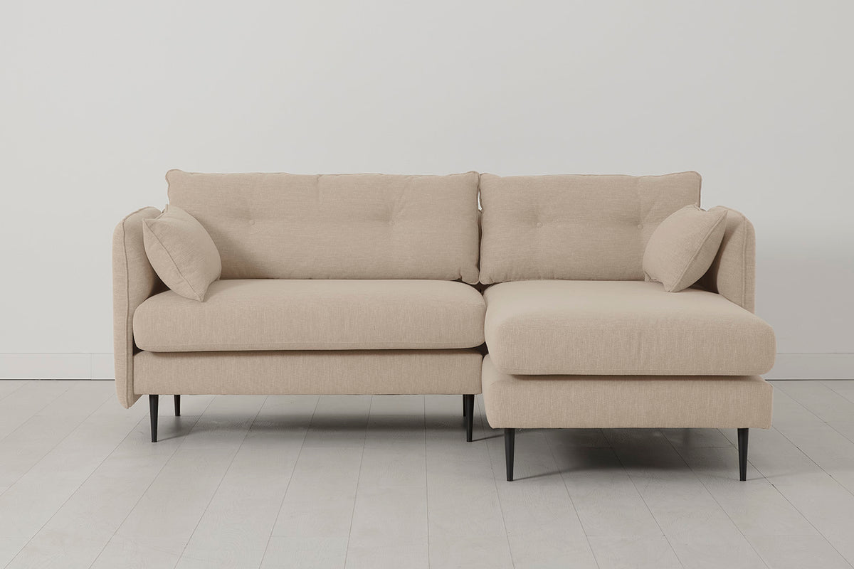 Model 19 3 Seater Right Chaise Sofa, Oatmeal — Model 19 - Right Chaise Sofa - Oatmeal 01