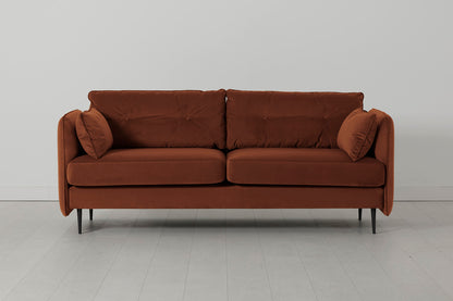 Model 19 3 Seater Sofa, Umber — front view