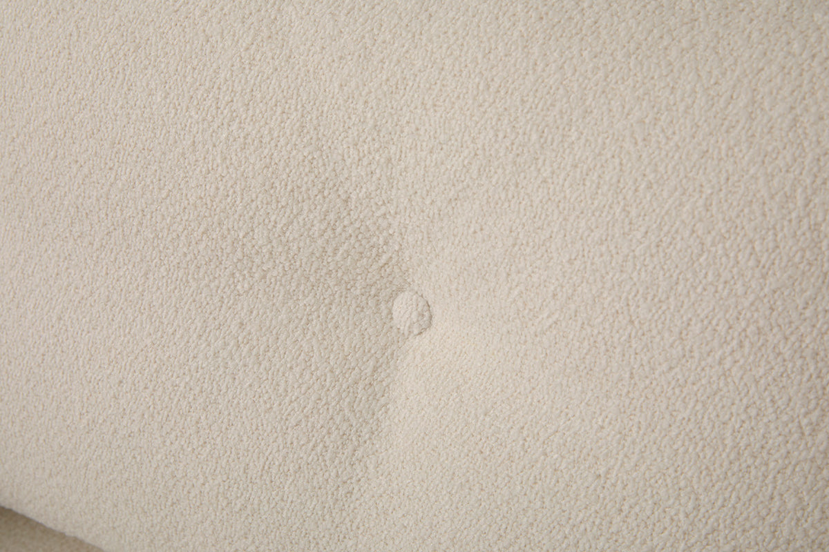 Model 19 Loveseat Sofa, Ivory — Model 19 - Detail - Ivory 07