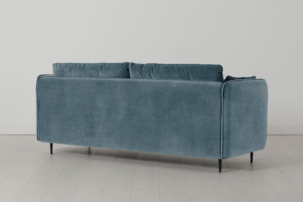 Model 19 3 Seater Sofa, Hydro — Back view