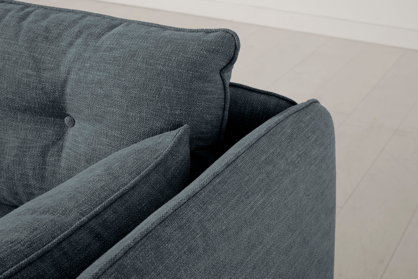 Model 19 2 Seater Sofa with Ottoman, Marine