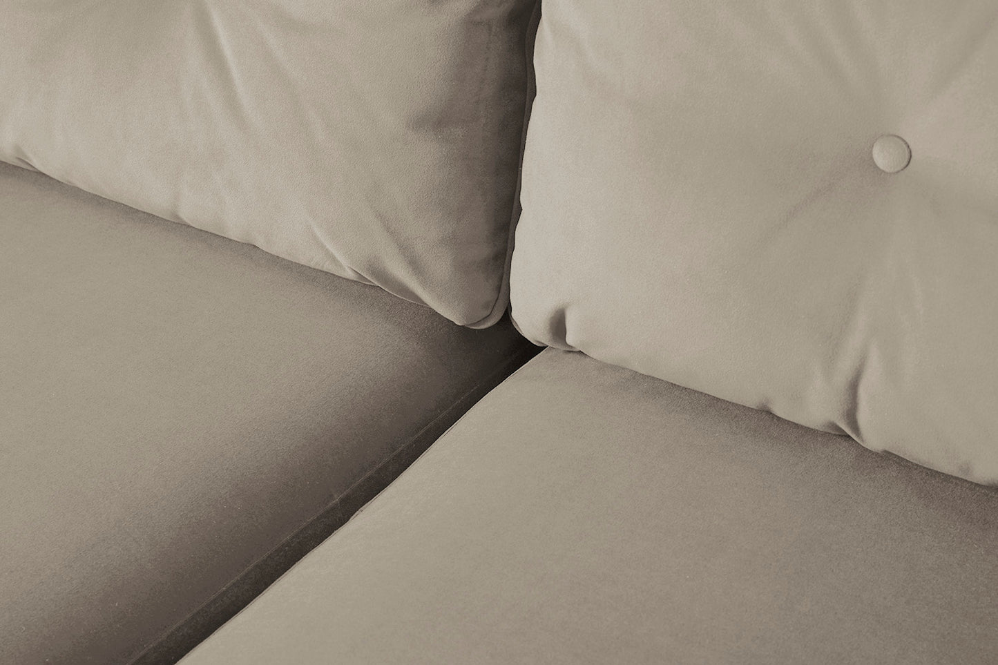 Model 19 3 Seater Right Chaise Sofa, Bone