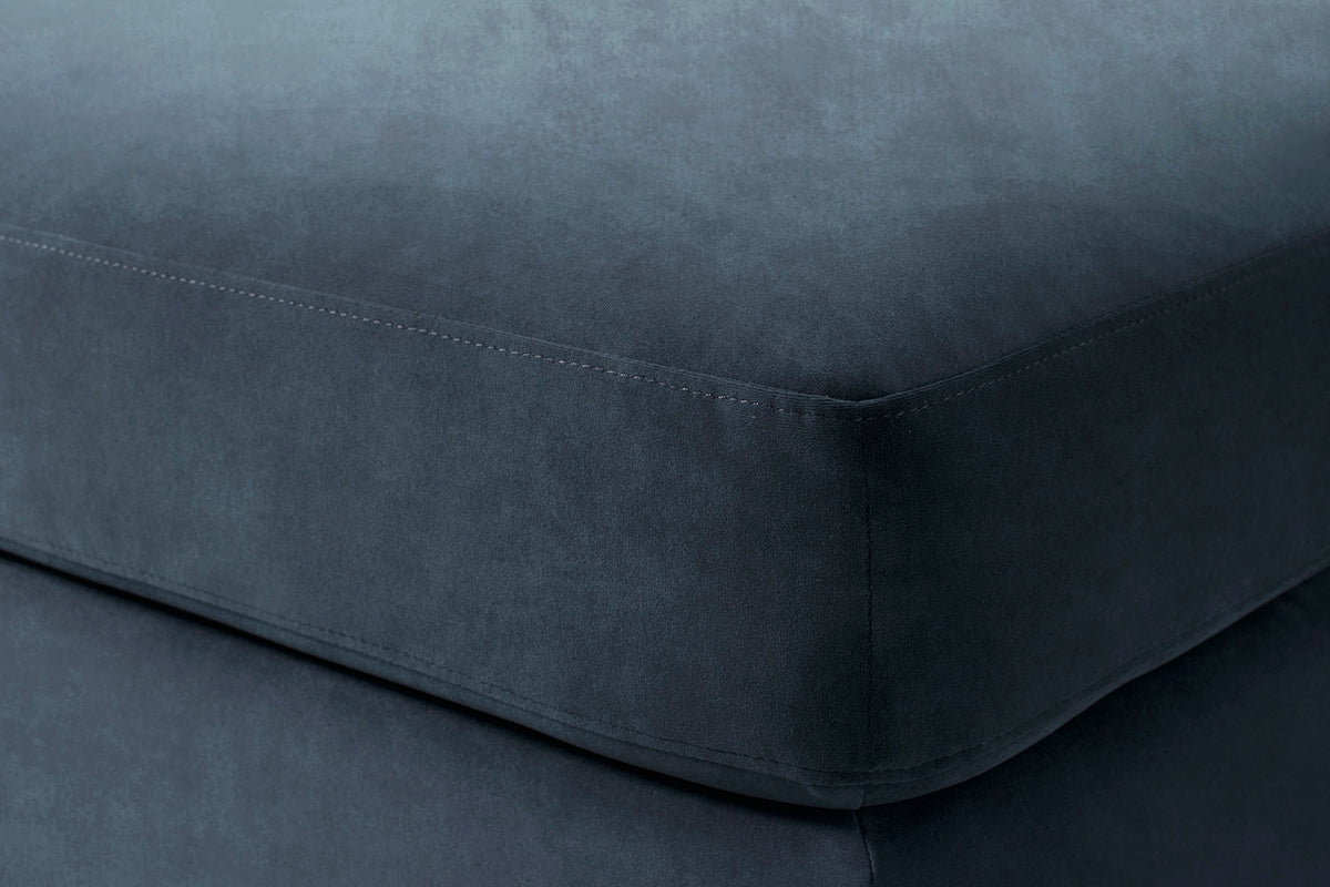 Model 19 Ottoman, Ocean — Detail View
