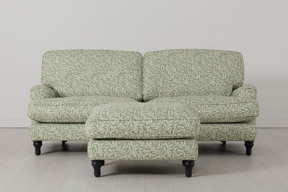 3-Seater Sofa in green Morris & Co. fabric