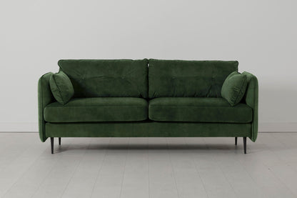 Model 19 3 Seater Sofa, Conifer — Front View