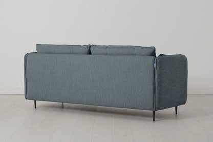Model 19 3 Seater Sofa with Ottoman, Marine