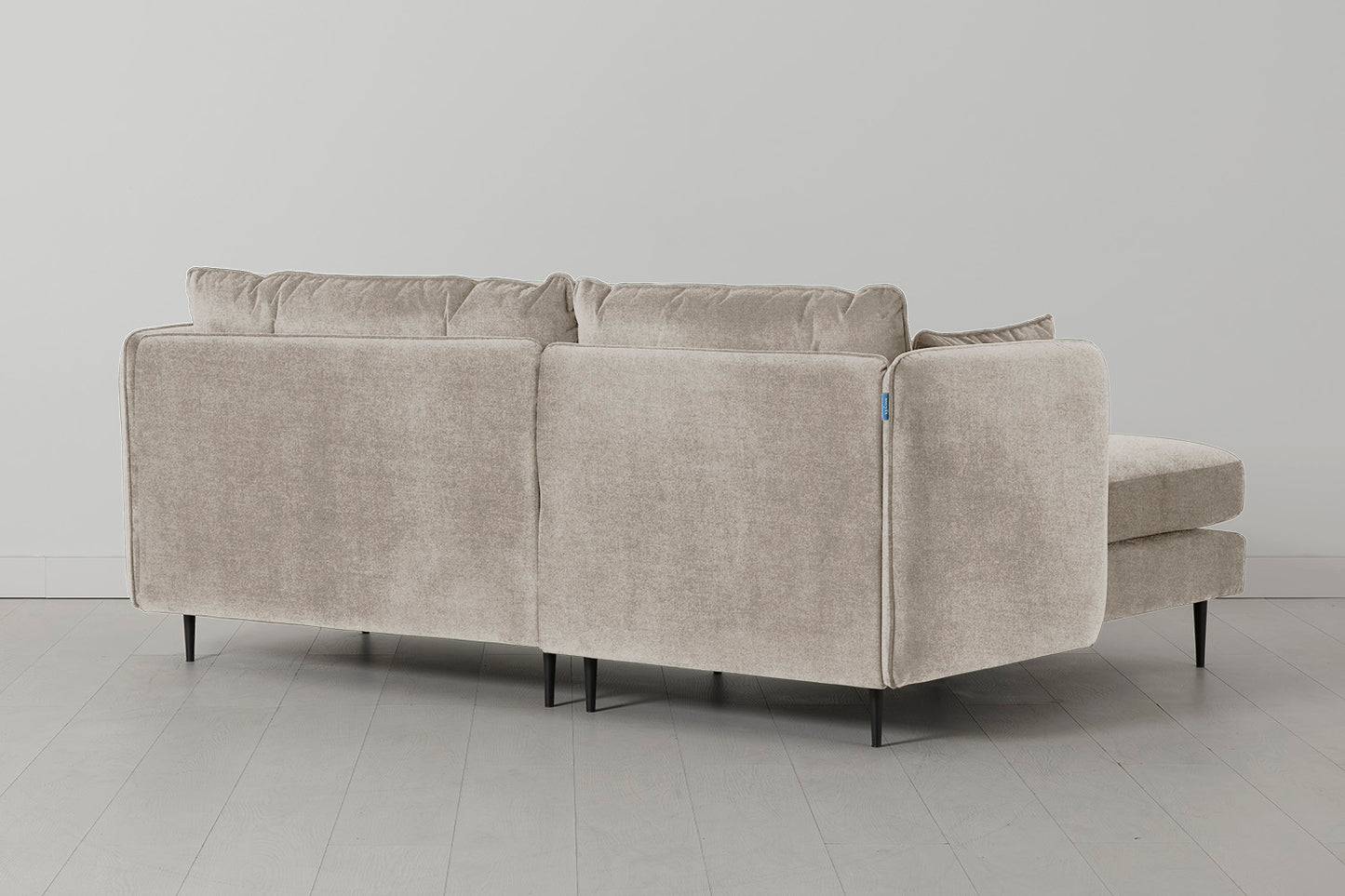 Model 19 3 Seater Left Chaise Sofa, Chalk