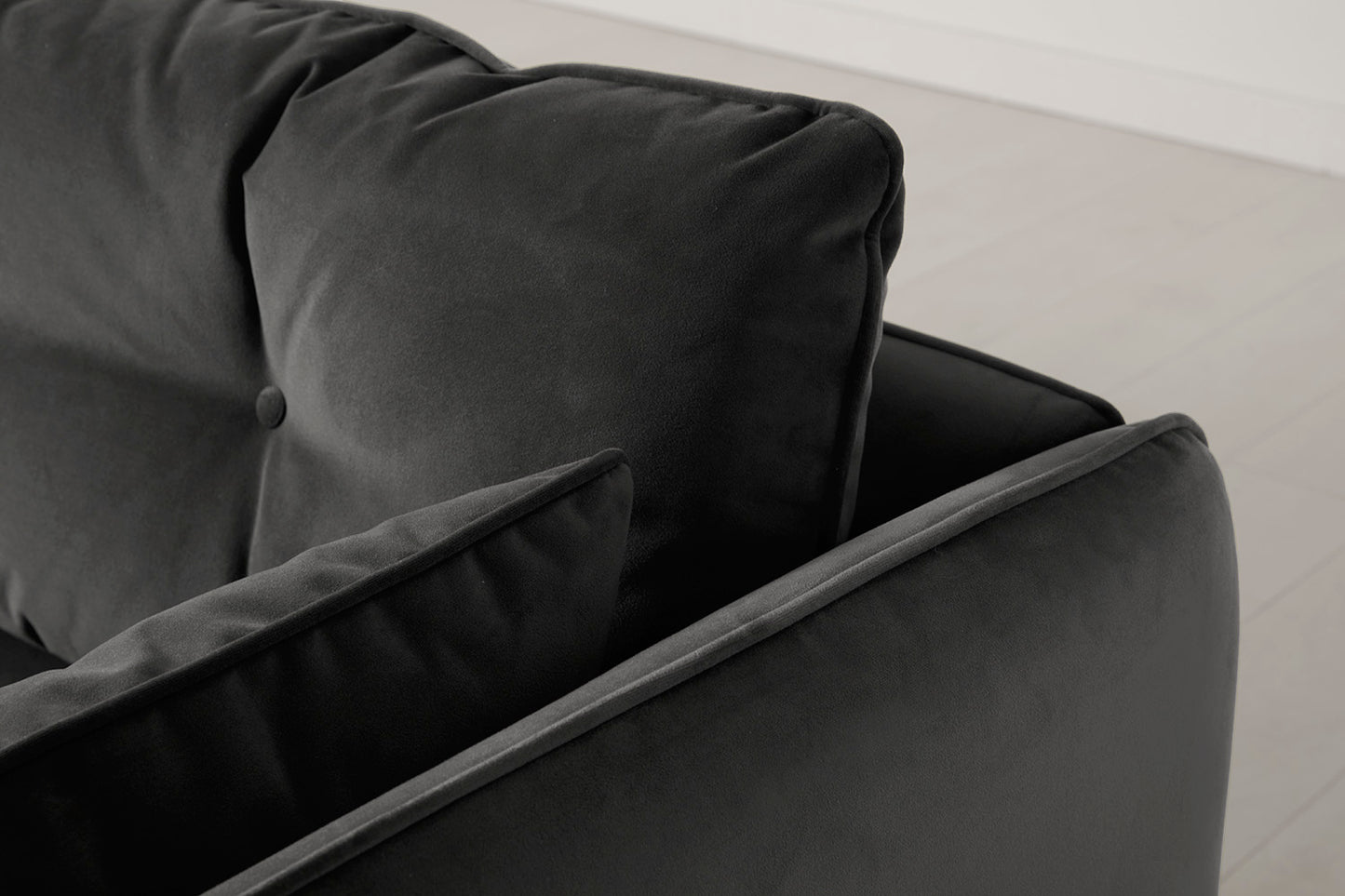 Model 19 3 Seater Sofa, Charcoal