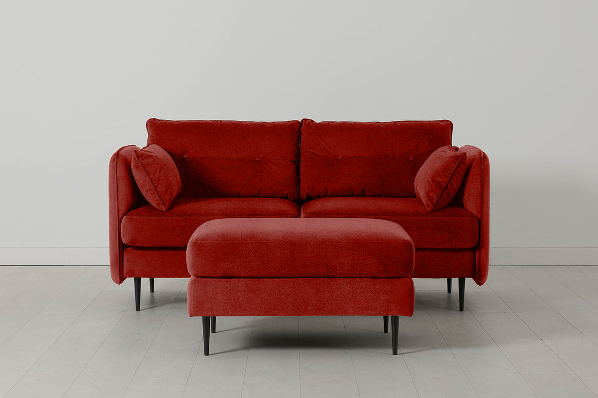Model 19 2 Seater Sofa with Ottoman, Harissa — Model 19 - 2 Seater - Harissa 02