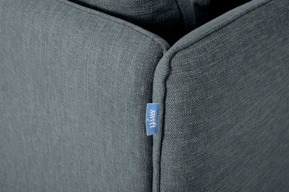 Model 19 2 Seater Sofa with Ottoman - Marine