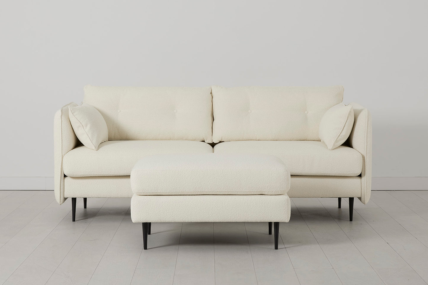 Model 19 3 Seater Sofa, Ivory