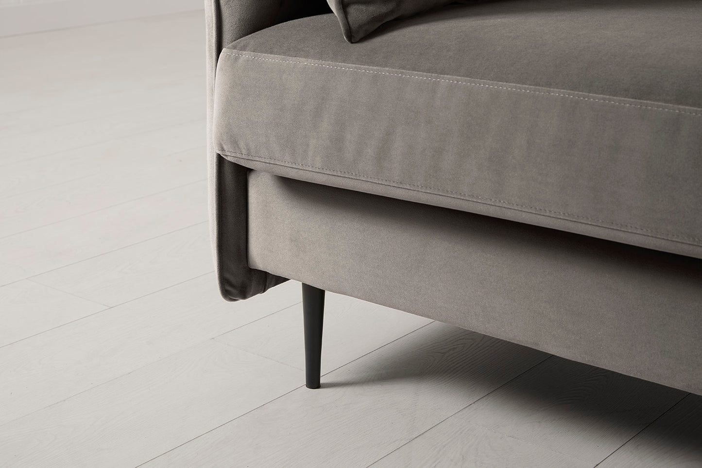 Model 19 3 Seater Left Chaise Sofa, Elephant