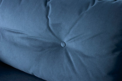 Model 19 3 Seater Sofa with Ottoman Teal - Detail 07