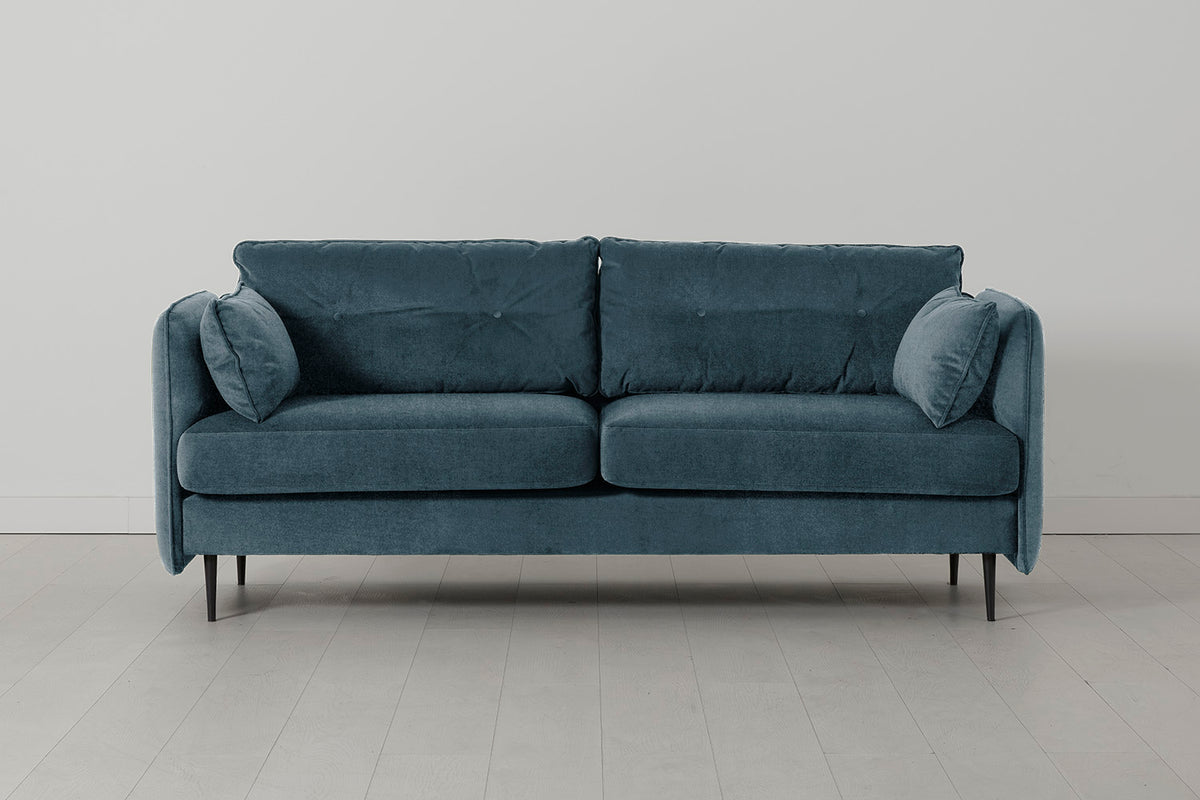 Model 19 3 Seater Sofa, Hydro — Front view