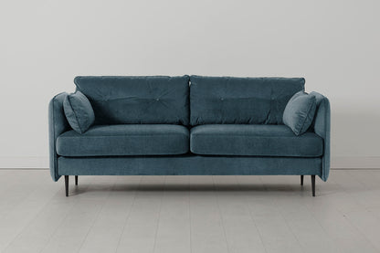 Model 19 3 Seater Sofa, Hydro — Front view