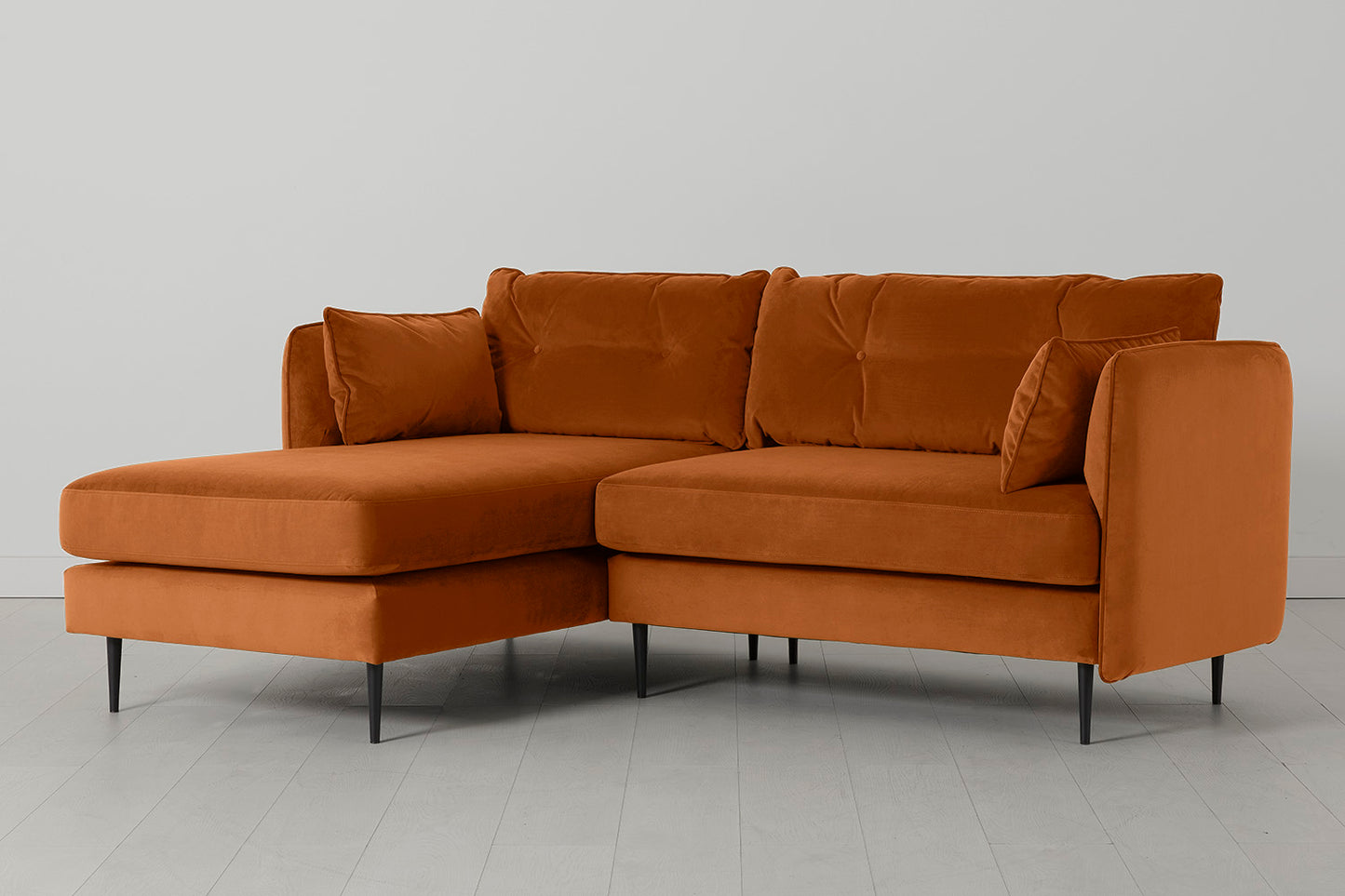 Model 19 3 Seater Left Chaise Sofa, Bronze