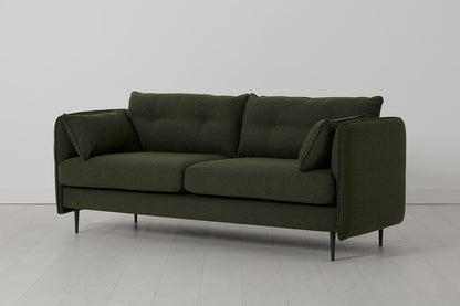 Model 19 3 Seater Sofa, Fern — Back view