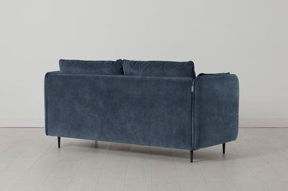Model 19 2 Seater Sofa with Ottoman - Ocean