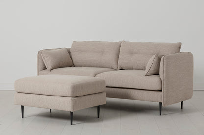 Model 19 3 Seater Sofa with Ottoman Pumice 03