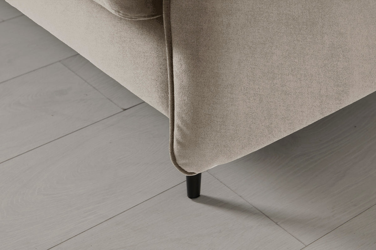 Model 19 3 Seater Sofa with Ottoman, Chalk