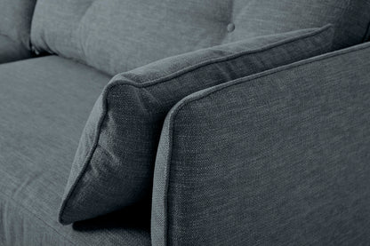 Model 19 3 Seater Sofa with Ottoman, Marine