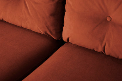 Model 19 2 Seater Sofa with Ottoman, Brick — Model 19 - Detail - Brick 08