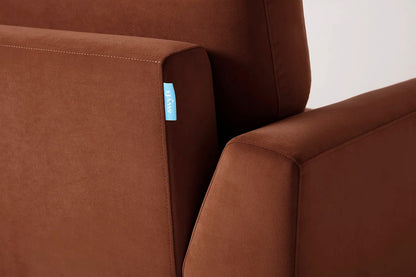 Model 05 3-Seater Sofa with ottoman, Umber