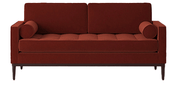 Red sofas