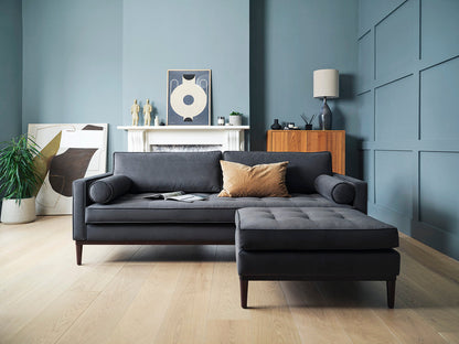 Model 02 Ottoman, Charcoal
