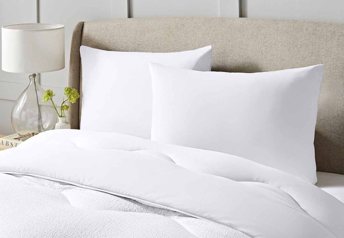 Night Lark Coverless Duvet Single, White Seersucker