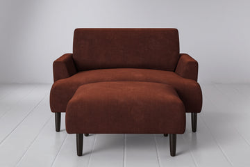 Burgundy Image 1 - Model 05 Chaise Lounge in Burgundy Front View.png