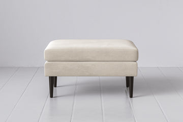 Chalk Image 1 - Model 01 Ottoman in Chalk Front View