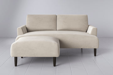 Chalk Image 1 - Model 05 2 Seater Left Chaise in Chalk Front View.png