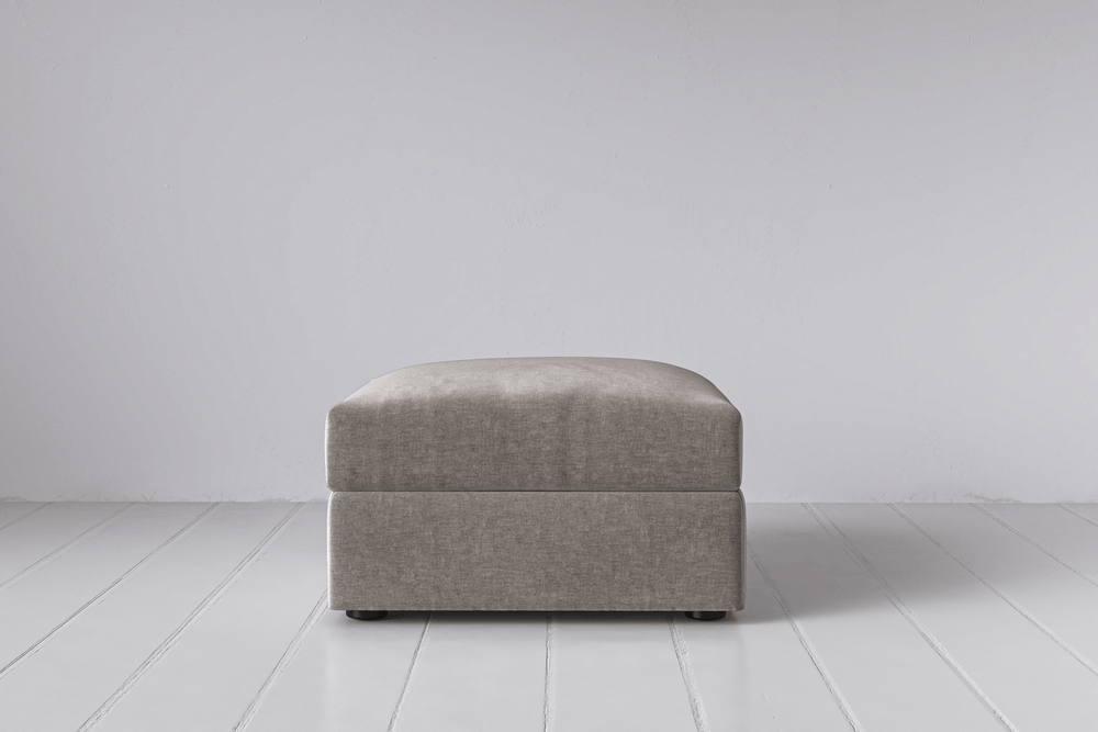 Cloud Image 1 - Model 06 Ottoman in Cloud Front View