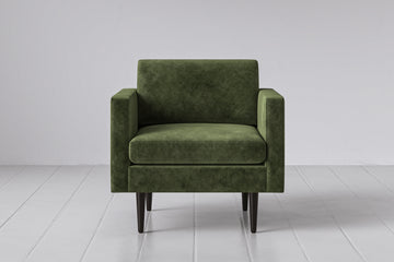 Conifer Image 1 - Model 01 Armchair in Conifer Front View