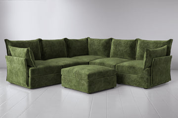 Conifer Image 3 - Model 06 Corner Sofa in Conifer Side Ottoman View.png
