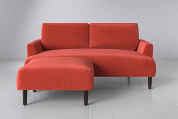 Coral Image 1 - Model 05 2 Seater Left Chaise in Coral Front View.png